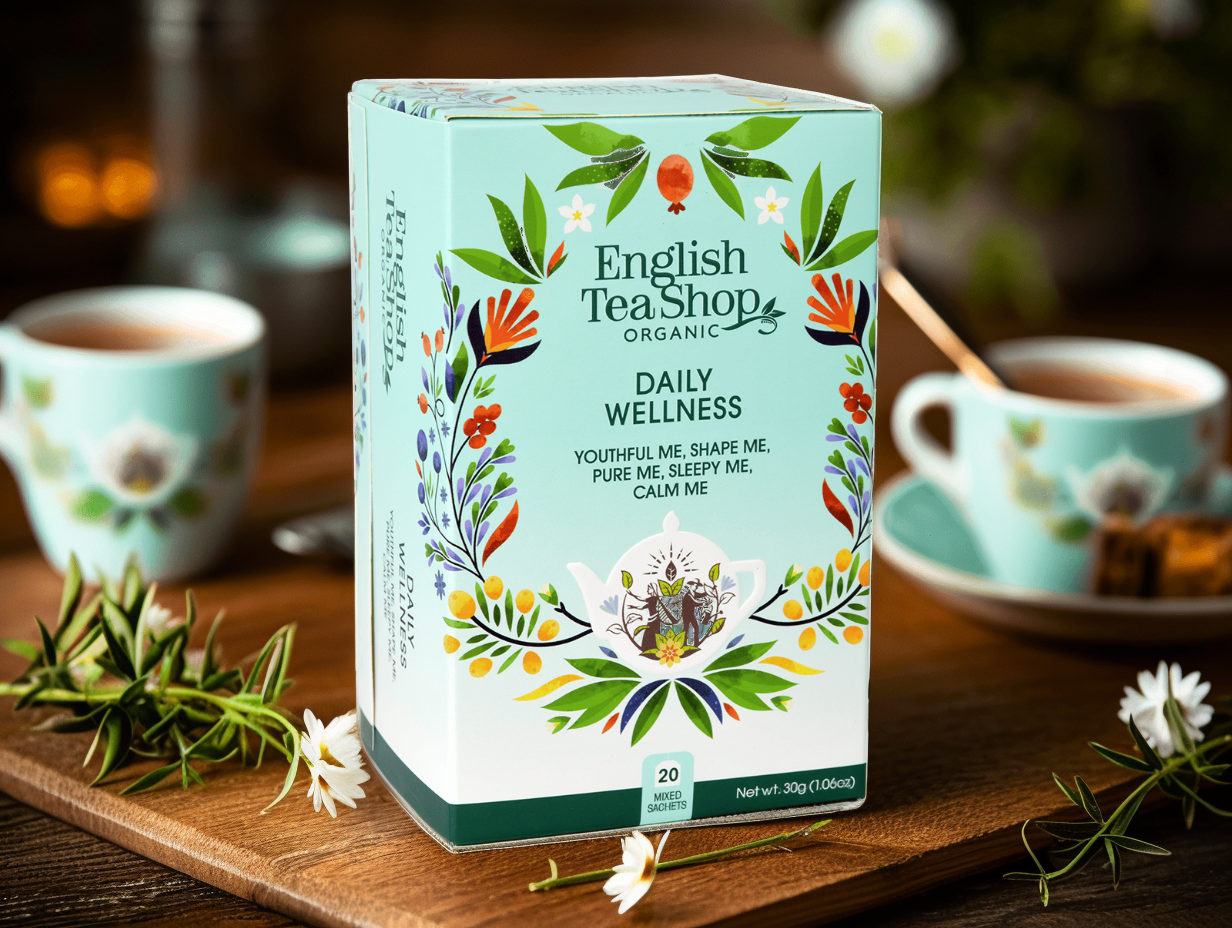 BIO čaj MIX Každodenní wellness, 20 sáčků, English Tea Shop