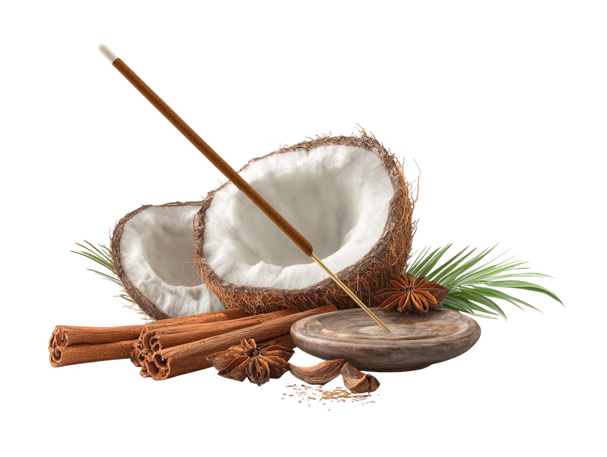 Vonné tyčinky Kokos & Skořice, 20 ks, Nature's Own