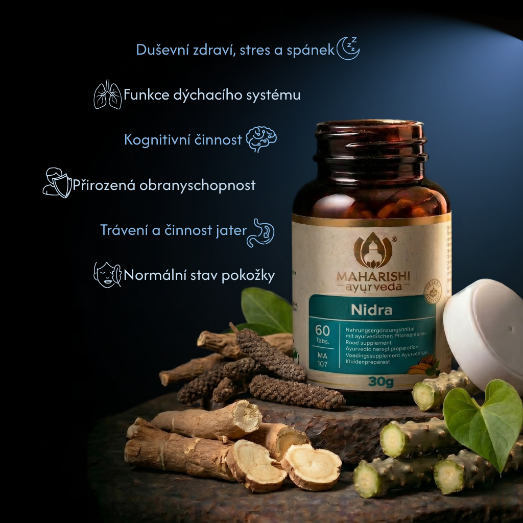 Nidra (spánek), 60 tablet, Maharishi Ayurveda