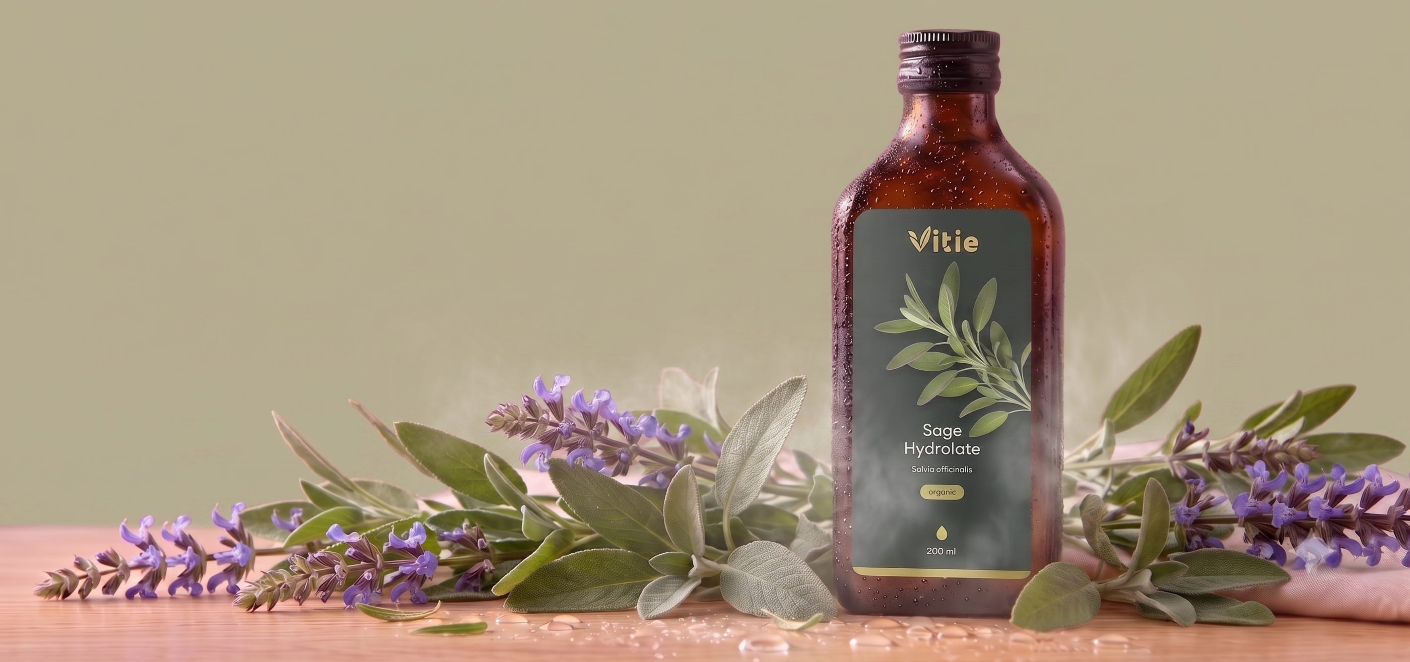 BIO Hydrolát Šalvěj lékařská, 200 ml, Vitie