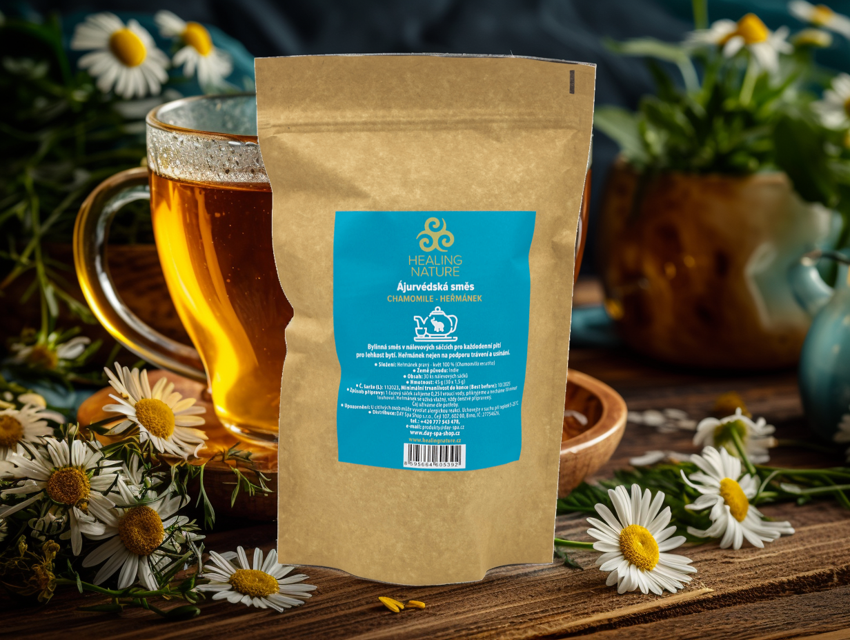 Heřmánkový čaj, 30 sáčků, Healing Nature