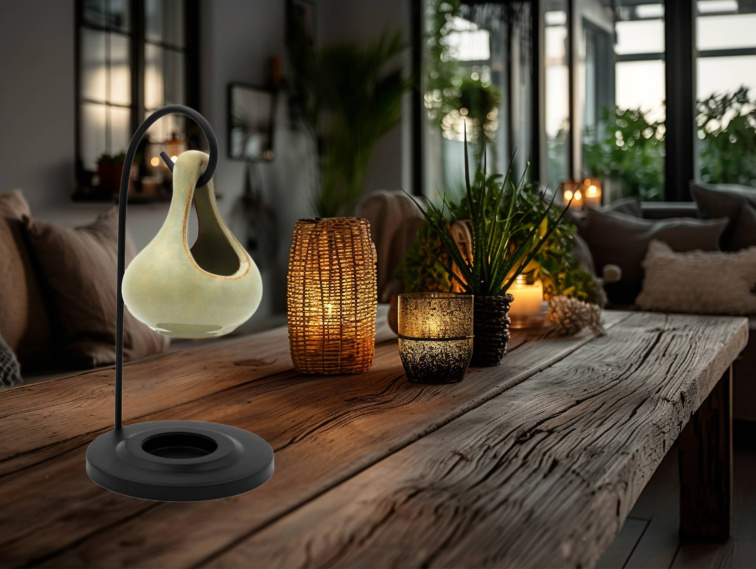 Aromalampa závěsná s Kovovým stojanem, 1 ks, Eden