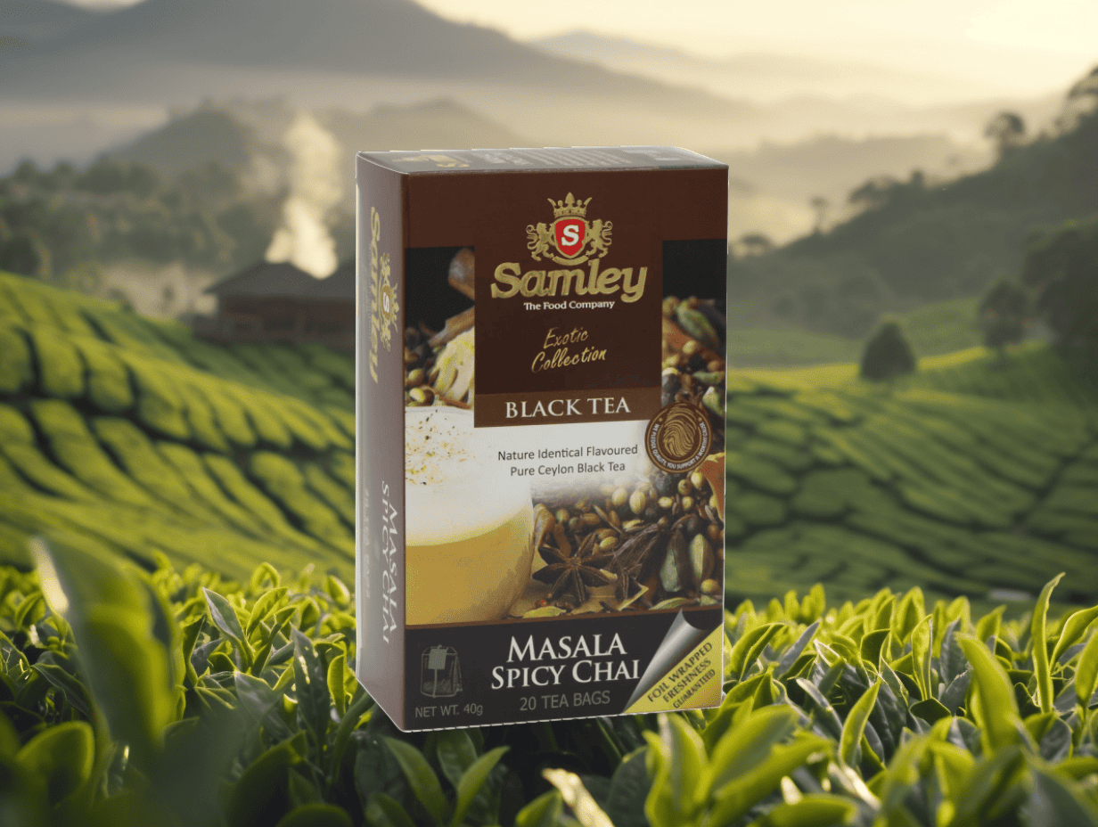 Černý čaj Masala Chai, 20 sáčků, Samley