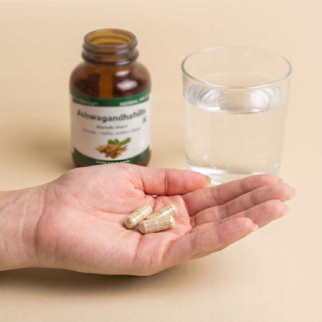 Ashwagandhahills, 60 kapslí, Herbal Hills