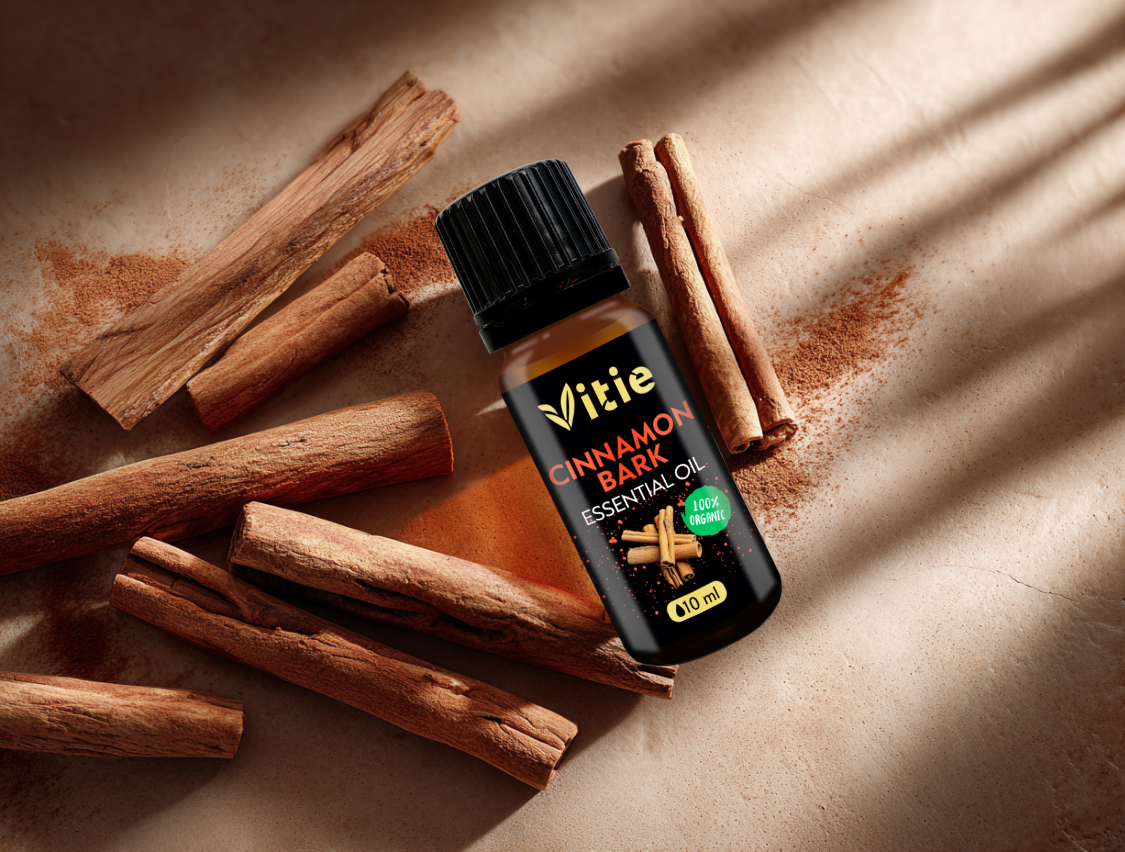 BIO 100% Esenciální olej Skořice - kůra, 10 ml, Vitie