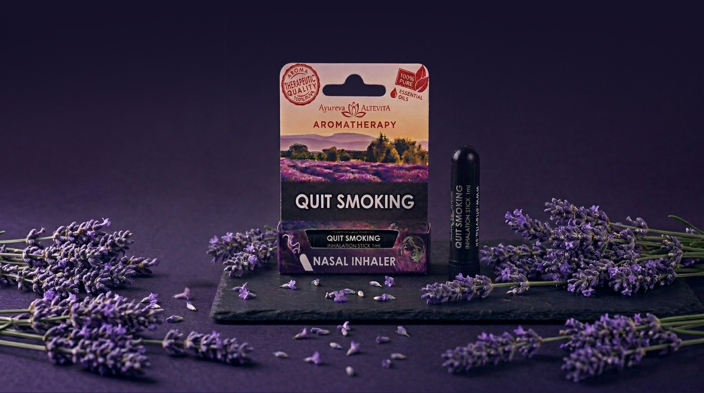 Nosní aroma inhalátor Quit smoking, 1 ml, Altevita