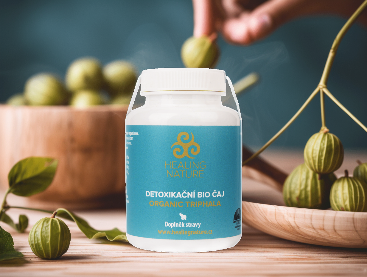 BIO Detoxikační Čaj – Triphala, 120 g, Healing Nature