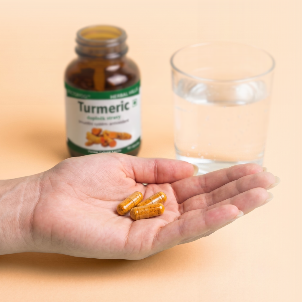 Turmeric, 60 kapslí, Herbal Hills