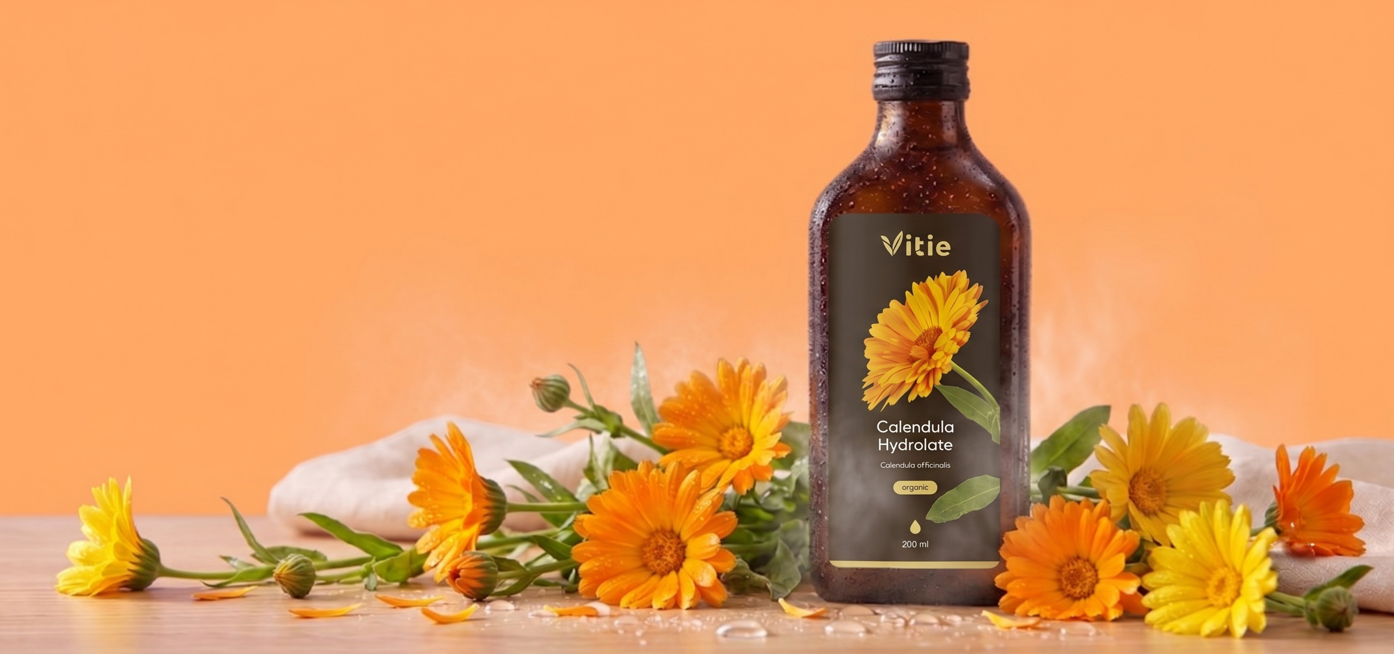 BIO Hydrolát Měsíček lékařský, 200 ml, Vitie