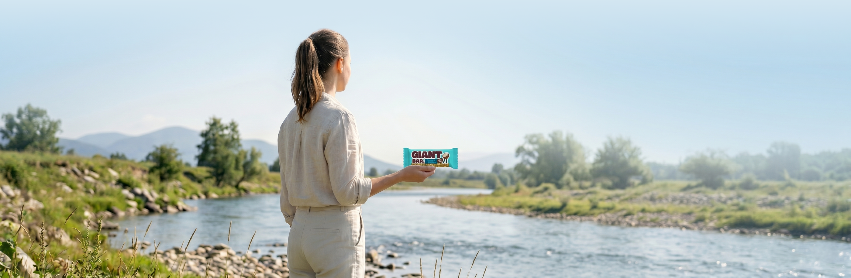 Obří ovesná tyčinka Kokosová, 90 g, Ma Baker