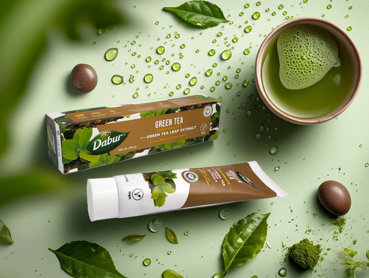 Zubní pasta Green Tea se zeleným čajem, 100 ml, Dabur