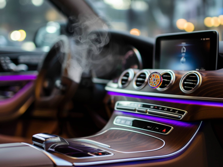 Aroma Difuzér do auta Čakra Hvězda, 1 ks