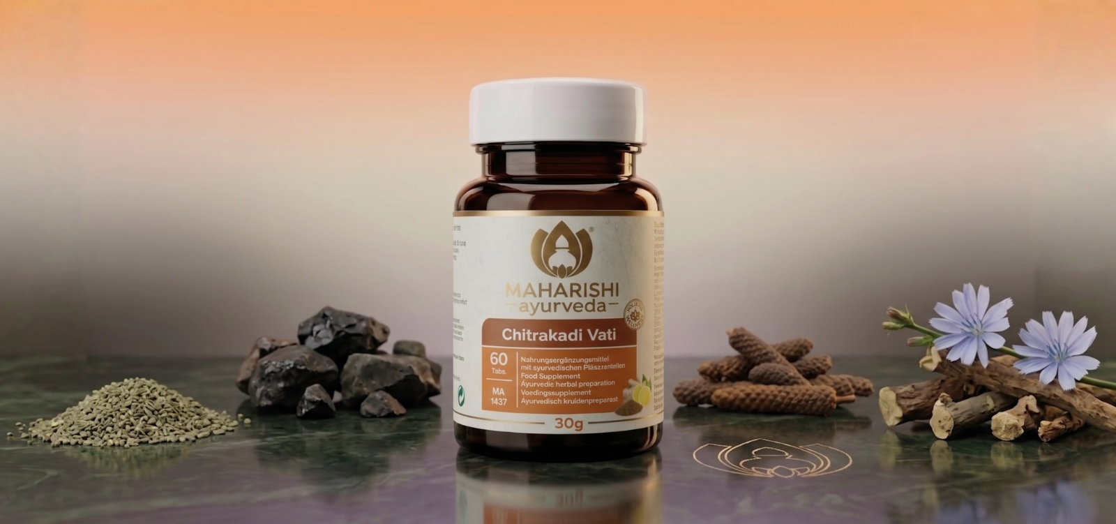 Chitrakadi Vati, 60 tablet, Maharishi Ayurveda