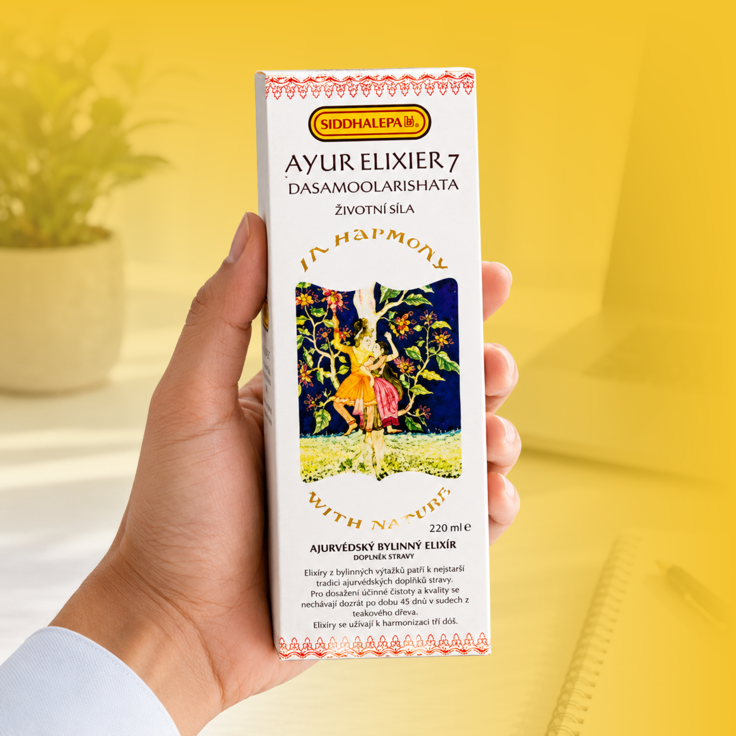 Ayur elixír č. 7 Dasamoolarishata, 220 ml, Siddhalepa