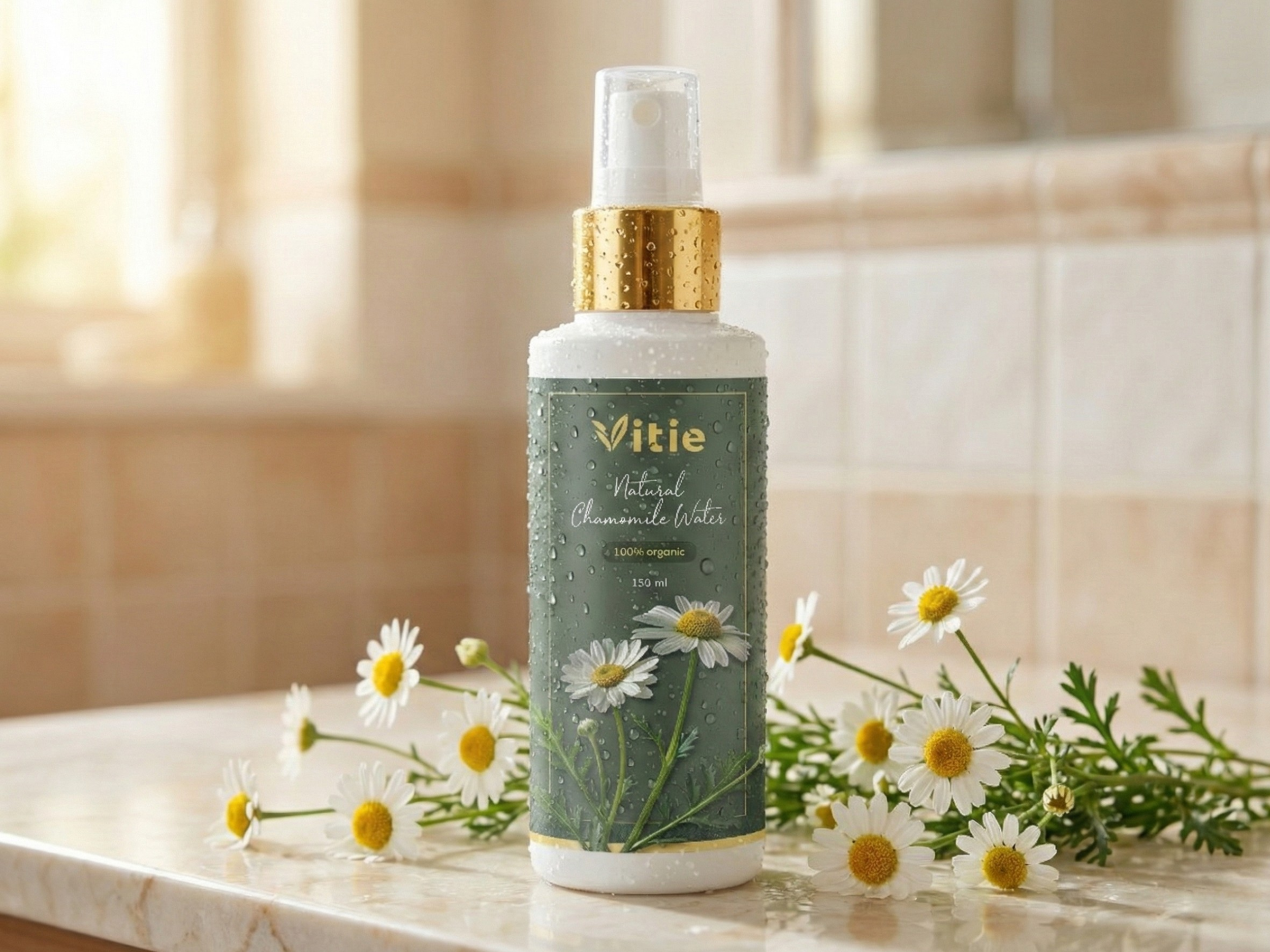 BIO Heřmánková voda (hydrolát), 150 ml, Vitie