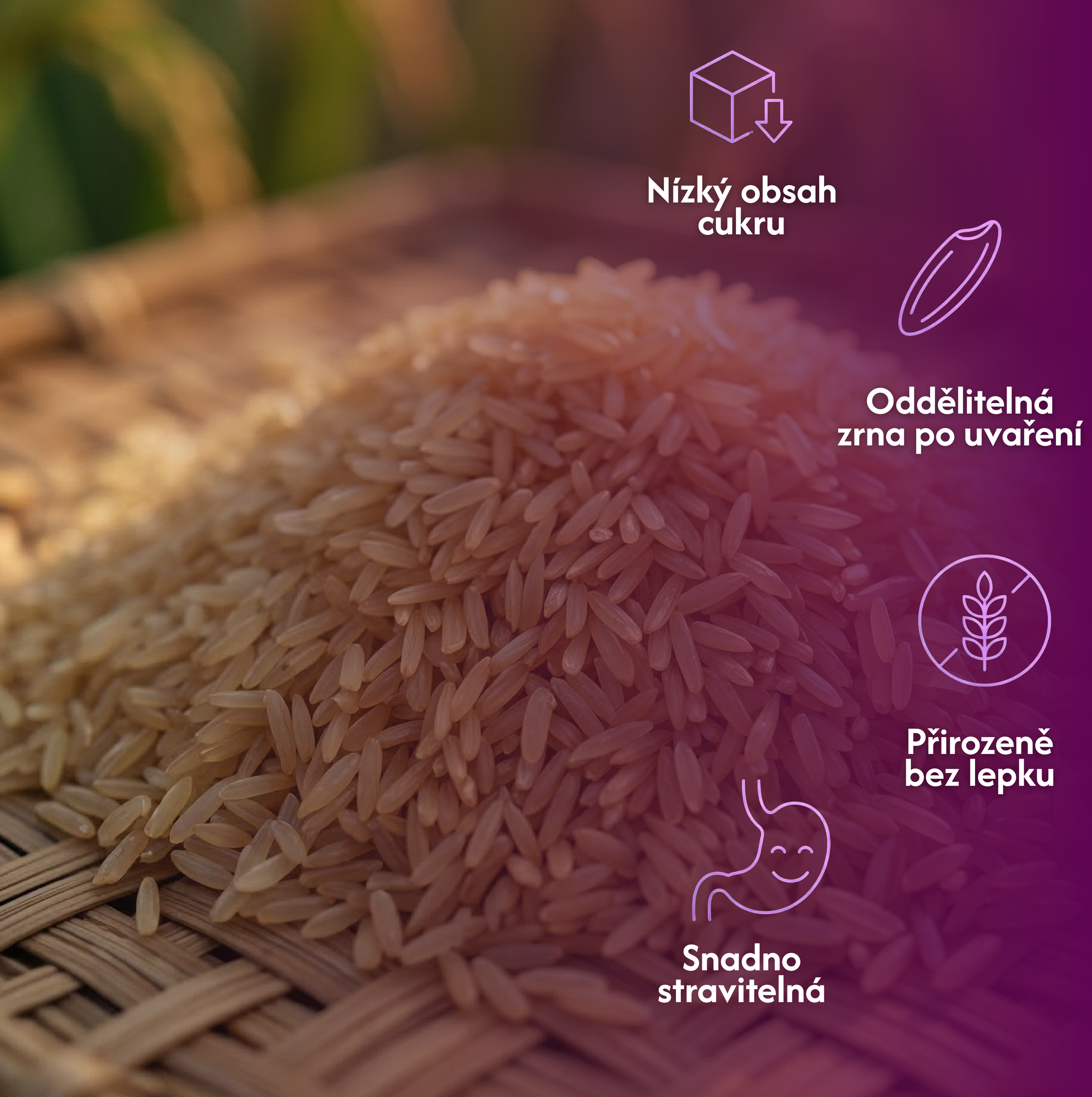 Rýže Basmati XXXL Premium, 1 kg / 2 kg / 5 kg, SIG