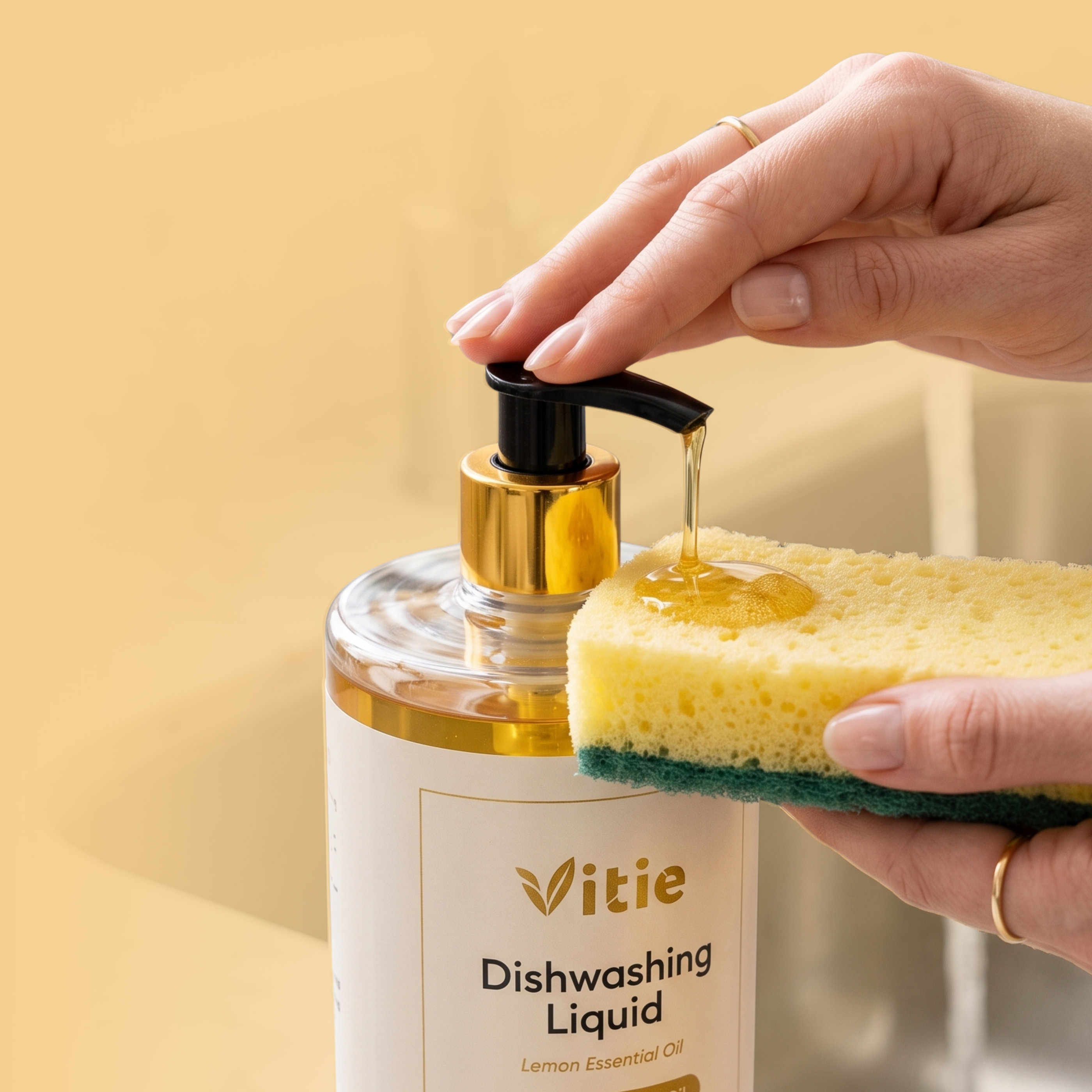 Ekologický prostředek na nádobí s přírodním složením, 500 ml / 1 l, Vitie