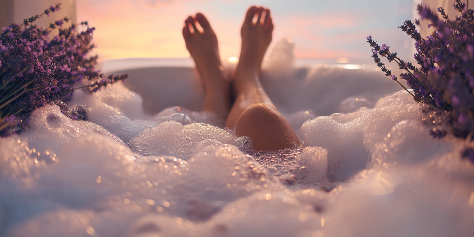 Přírodní pěna do koupele Levandule, 225 ml, Vitie