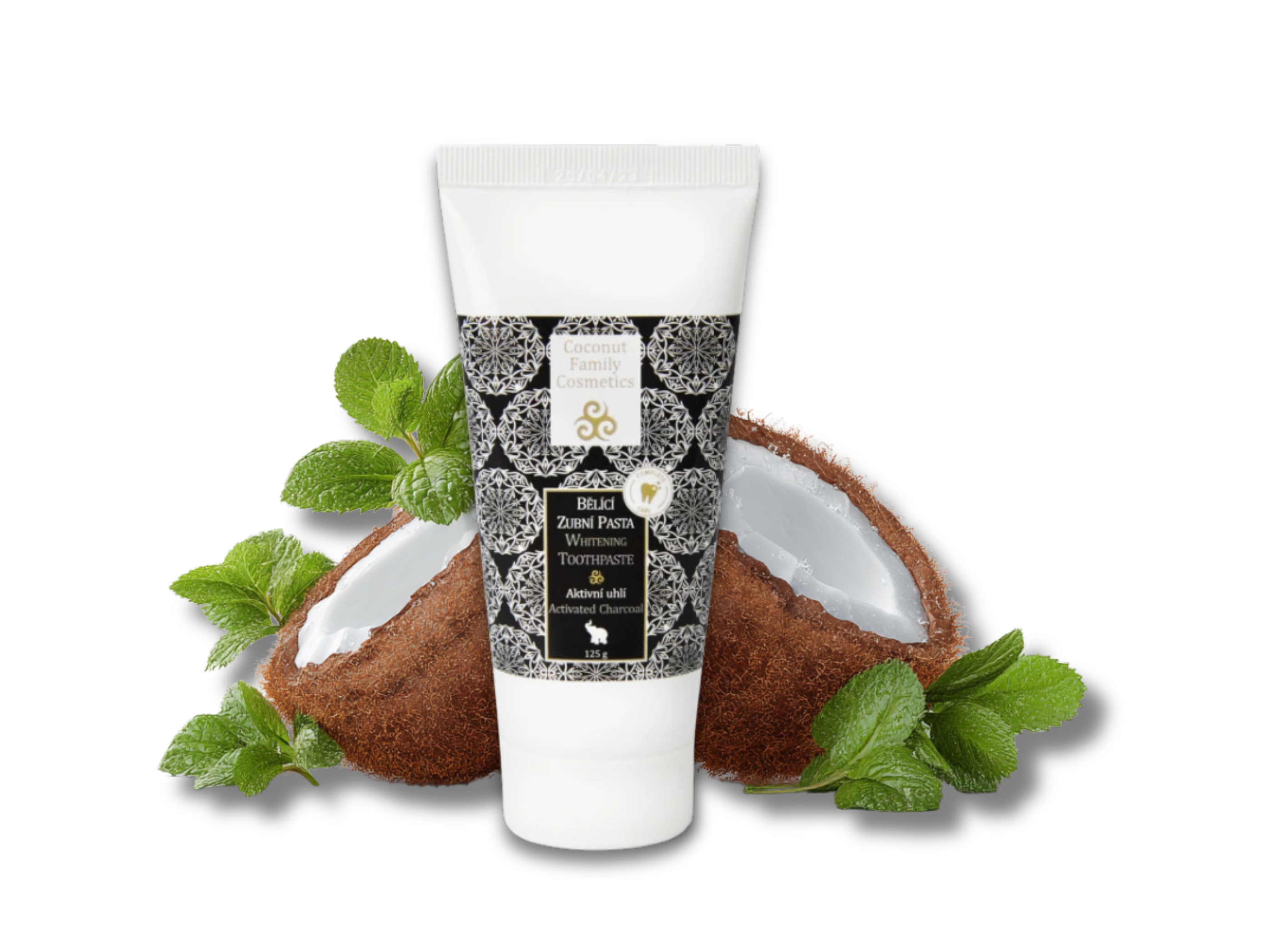 Bělicí zubní pasta s aktivním uhlím, 125 g, Healing Nature