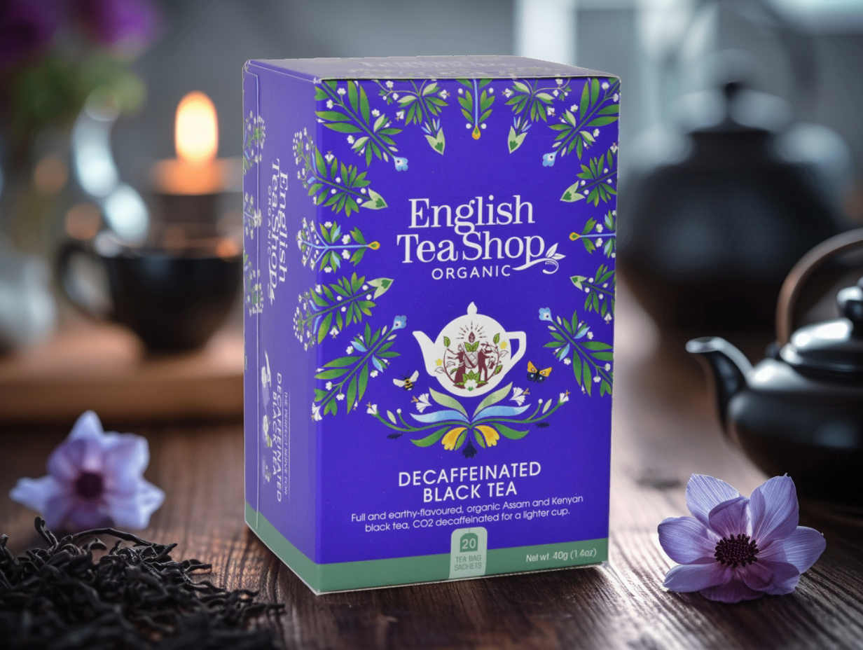 BIO Bezkofeinový Černý čaj, 20 sáčků, English Tea Shop