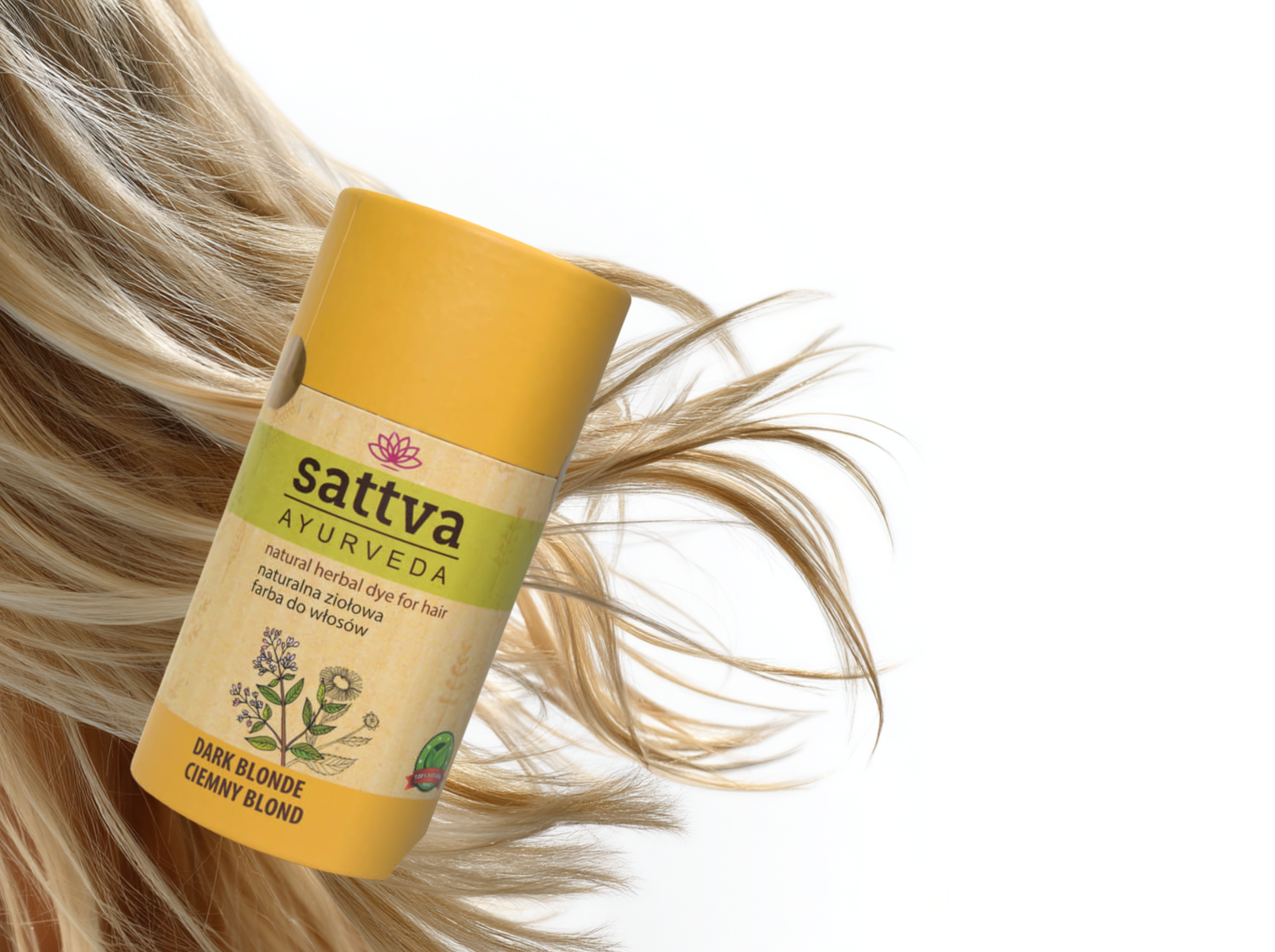 Henna Vlasy - Tmavá Blond, 150 g, Sattva