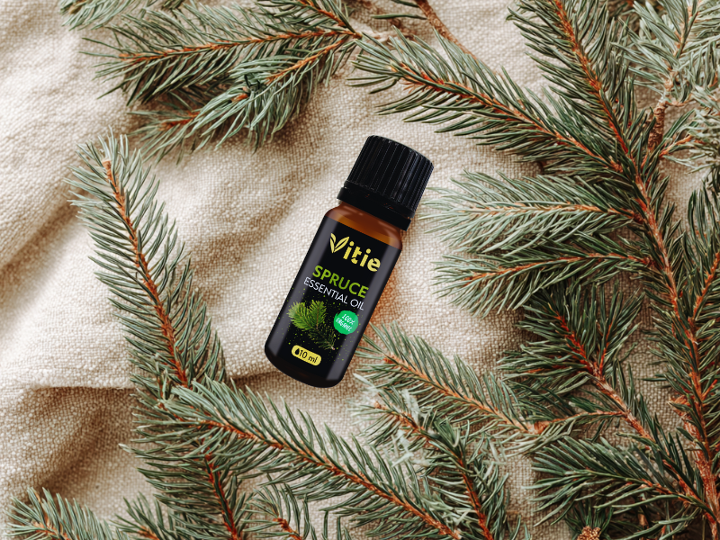 100% BIO Esenciální olej Smrk, 10ml, Vitie