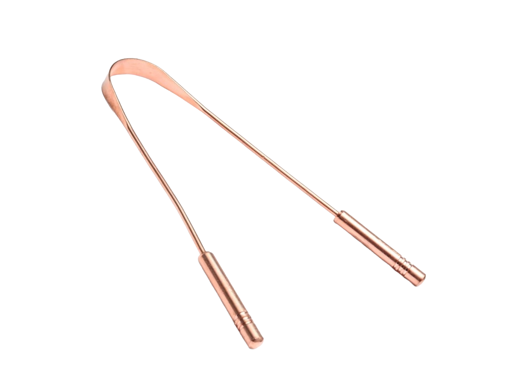 Nerezová škrabka na jazyk postříbřená, 1 ks, Maharishi Ayurveda