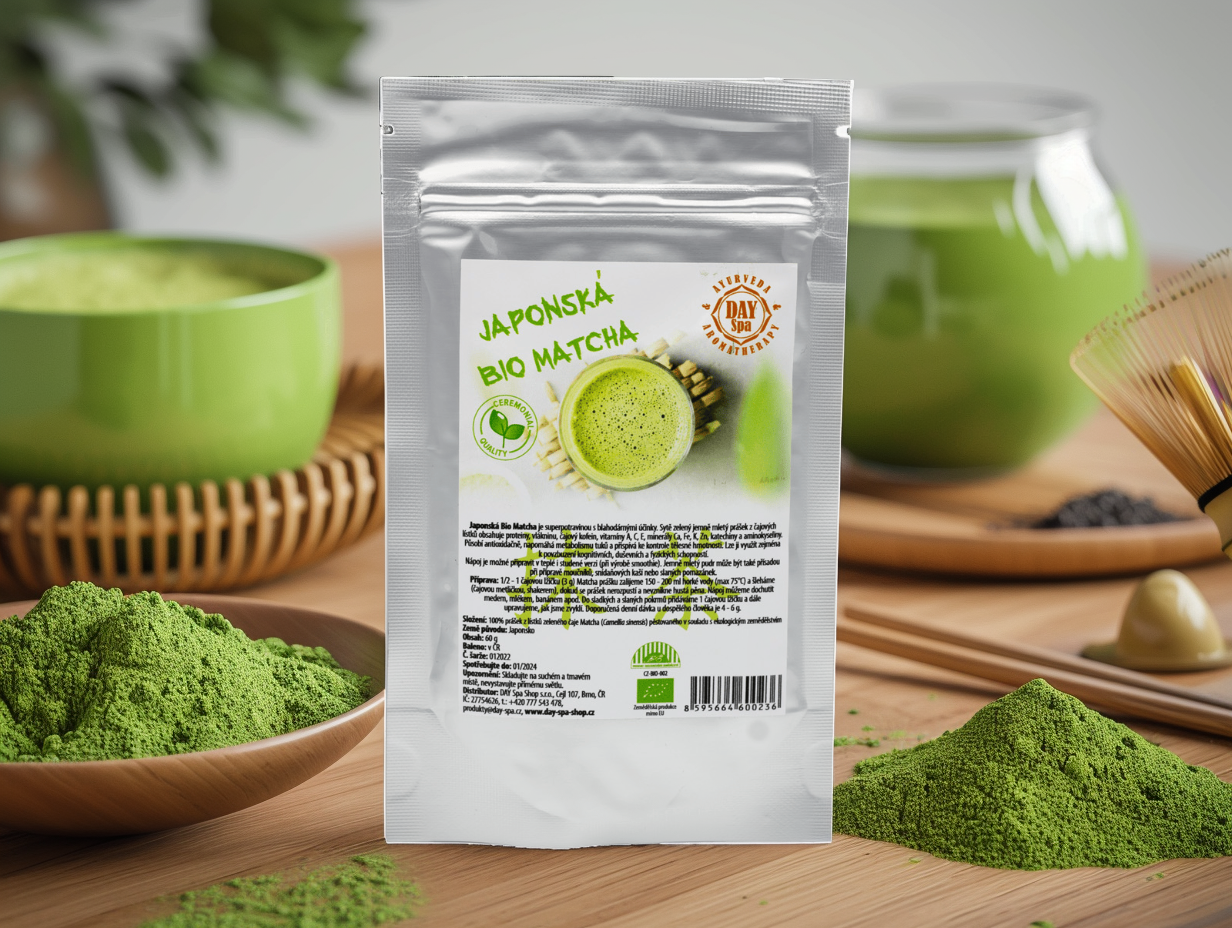 BIO Matcha čaj, 60 g / 100 g, DAY Spa