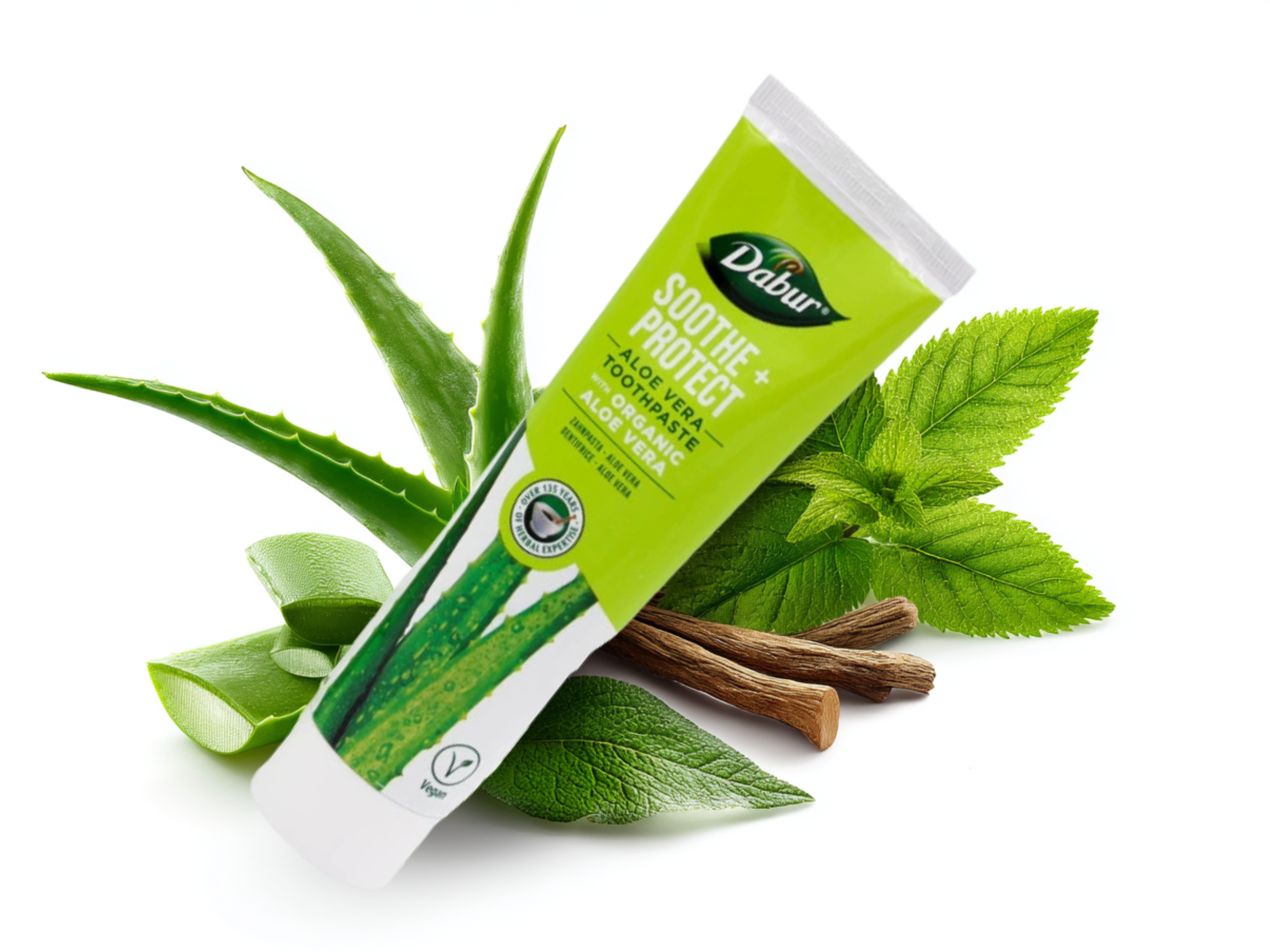 Zubní pasta Soothe & Protect Aloe vera, 100 ml, Dabur