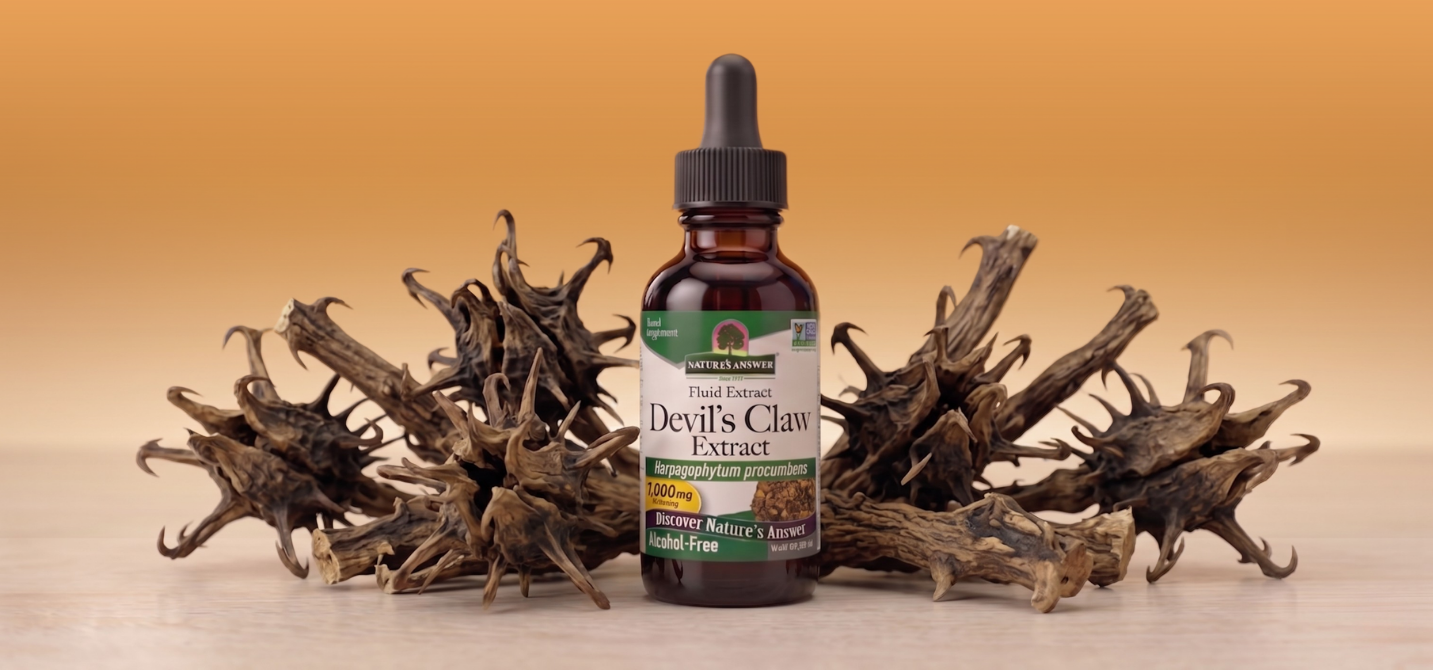 Harpagofyt ležatý (Ďáblův dráp), bylinné kapky, 30 ml, Nature's Answer