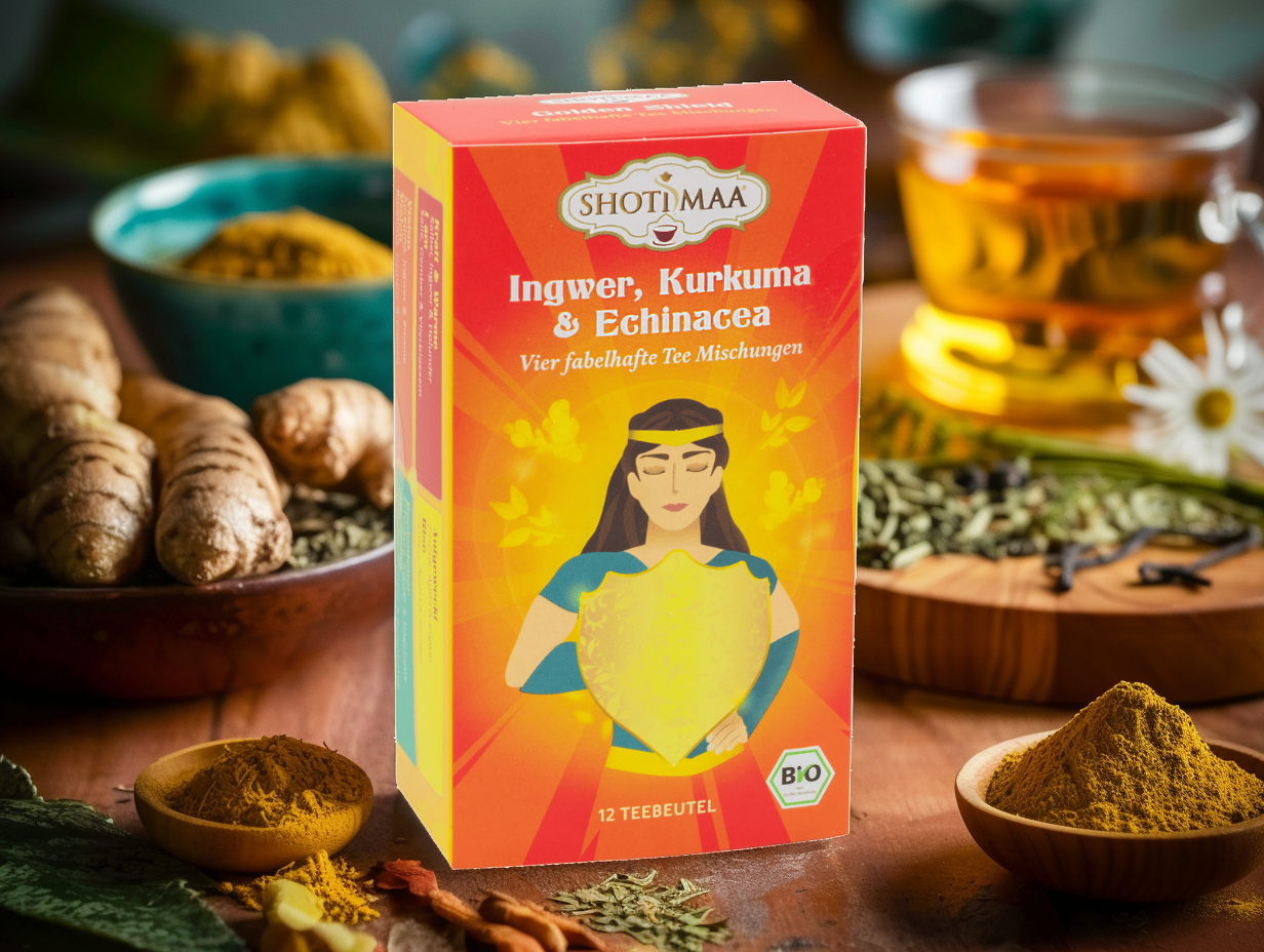 BIO Hari čajová kolekce Zlatý štít, 12 sáčků, Shoti Maa