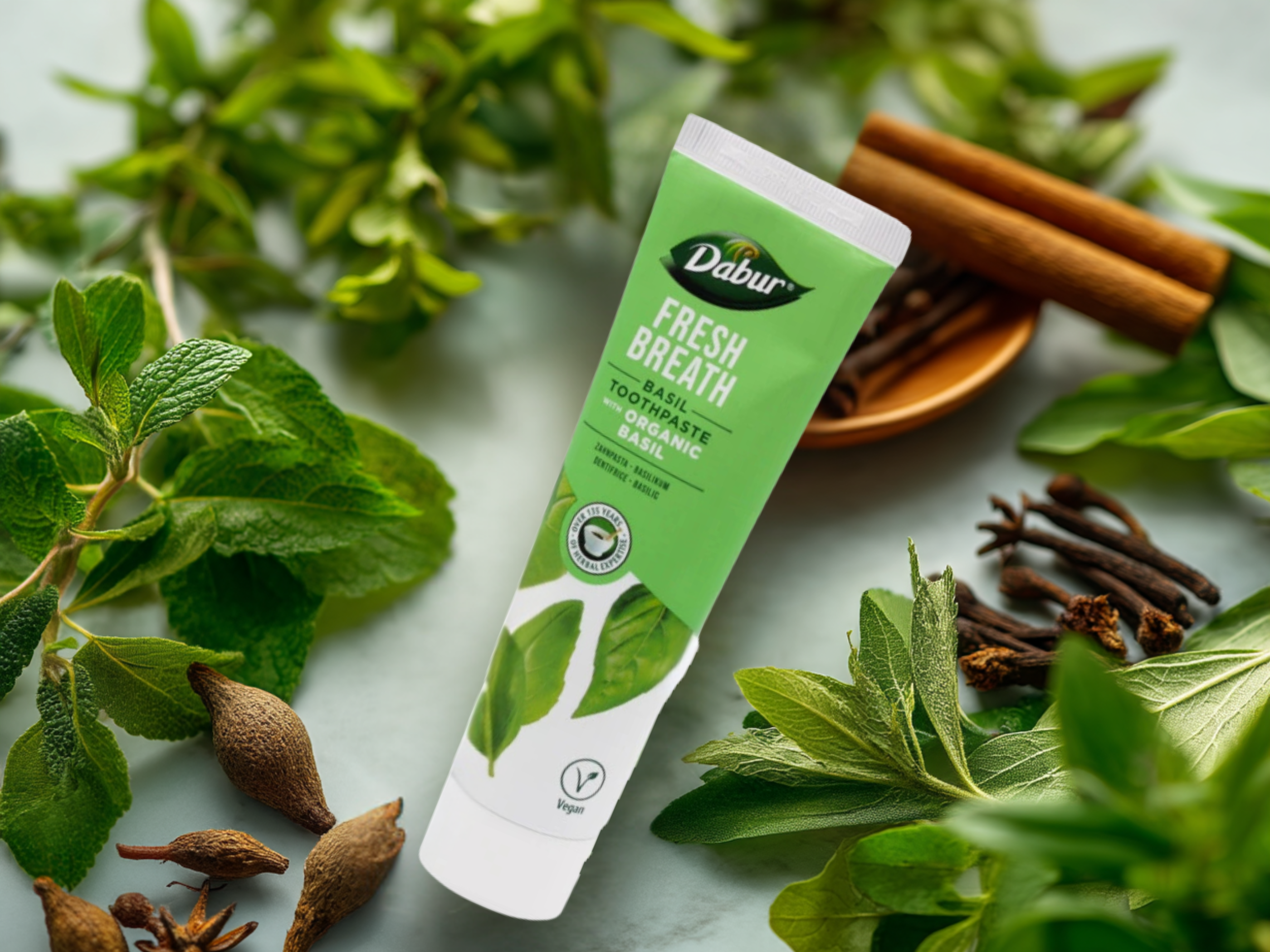 Zubní pasta Fresh breath s Tulsi, 100 ml, Dabur