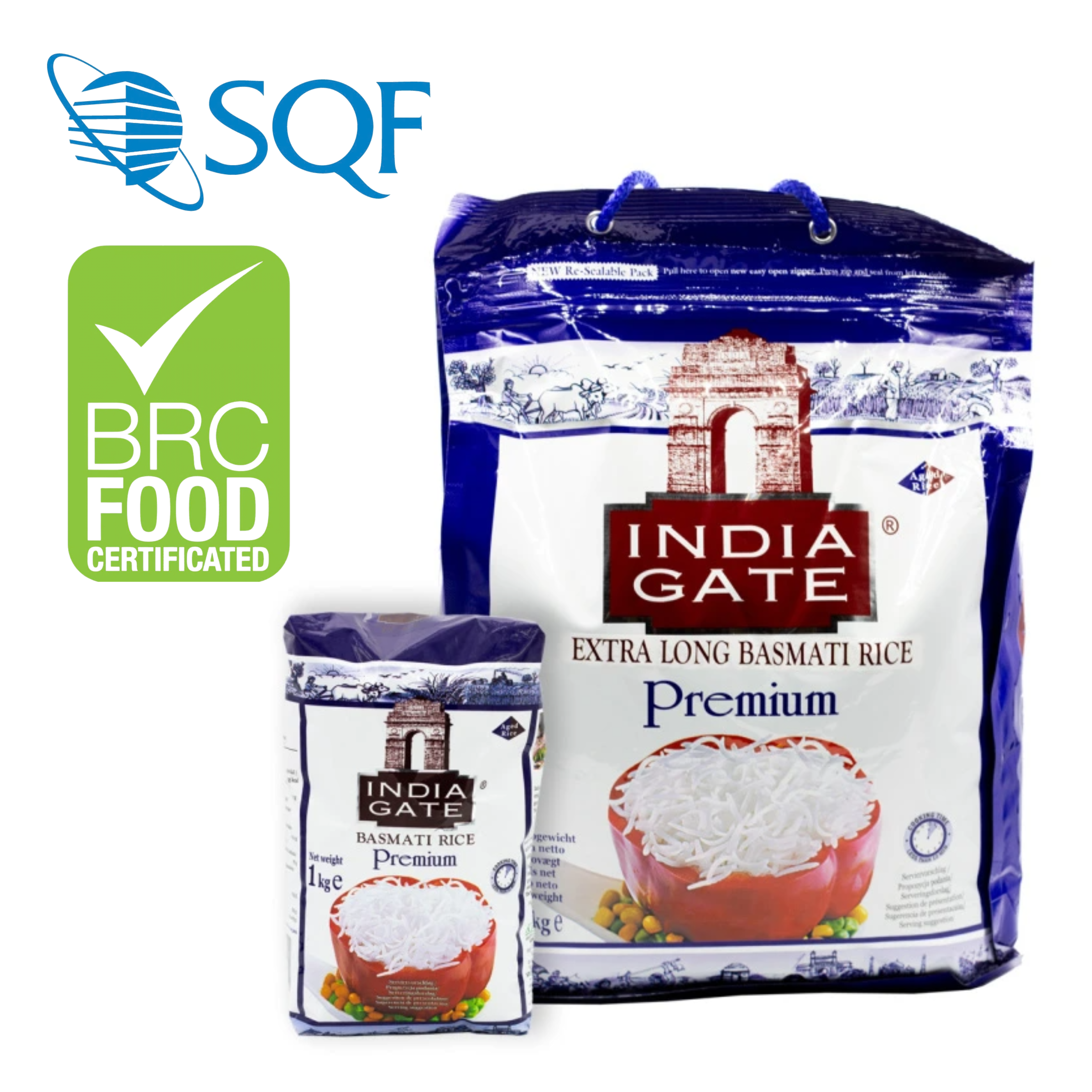 Rýže basmati Premium, 1 kg / 5 kg, India Gate