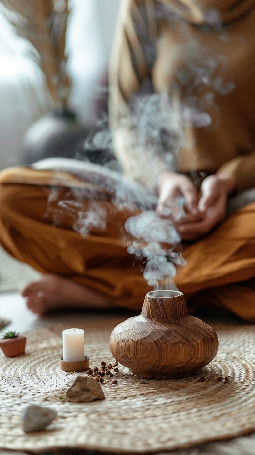 Vonné tyčinky Cedr, 15 ks, Sattva