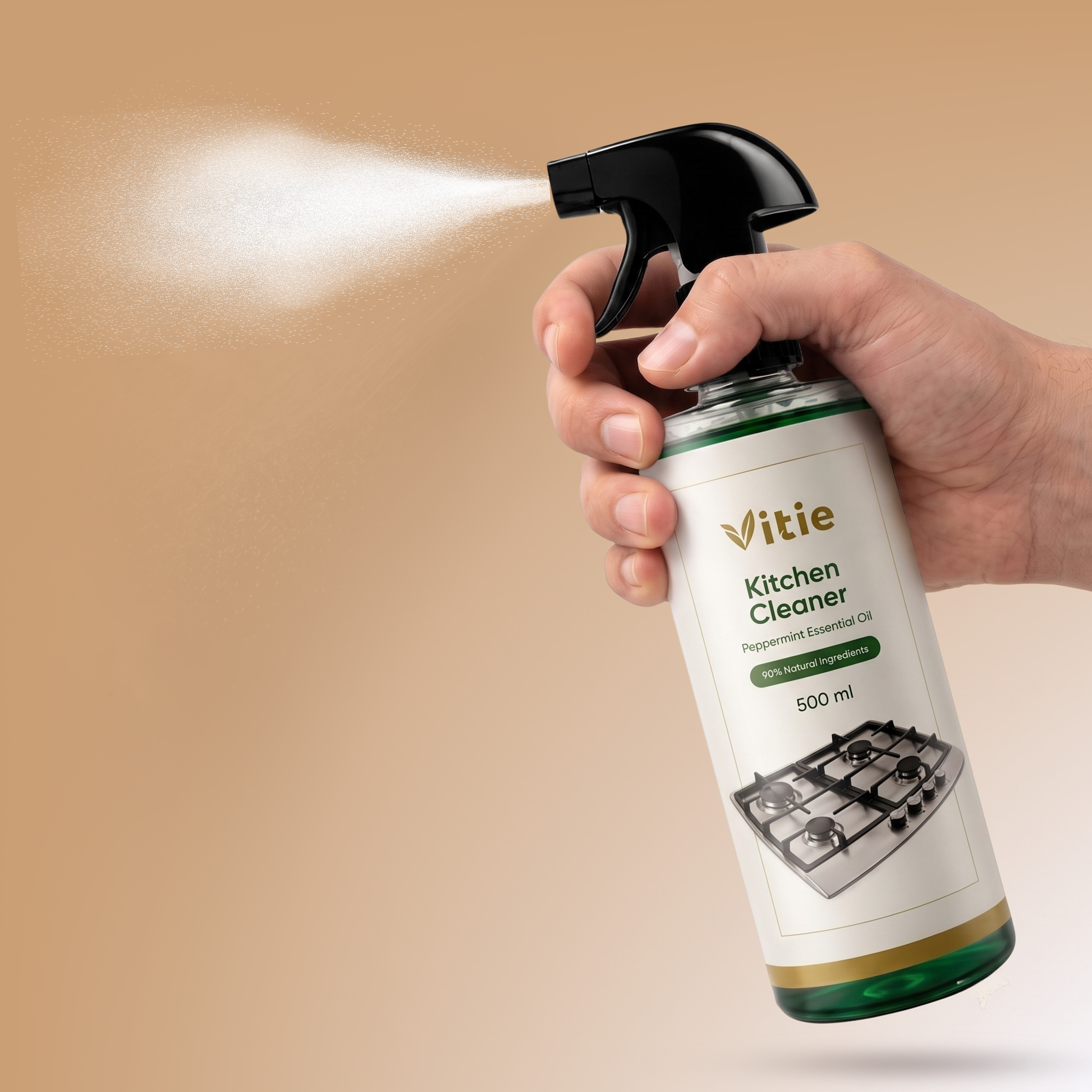 Ekologický čistič na kuchyně s přírodním složením, 500 ml, Vitie