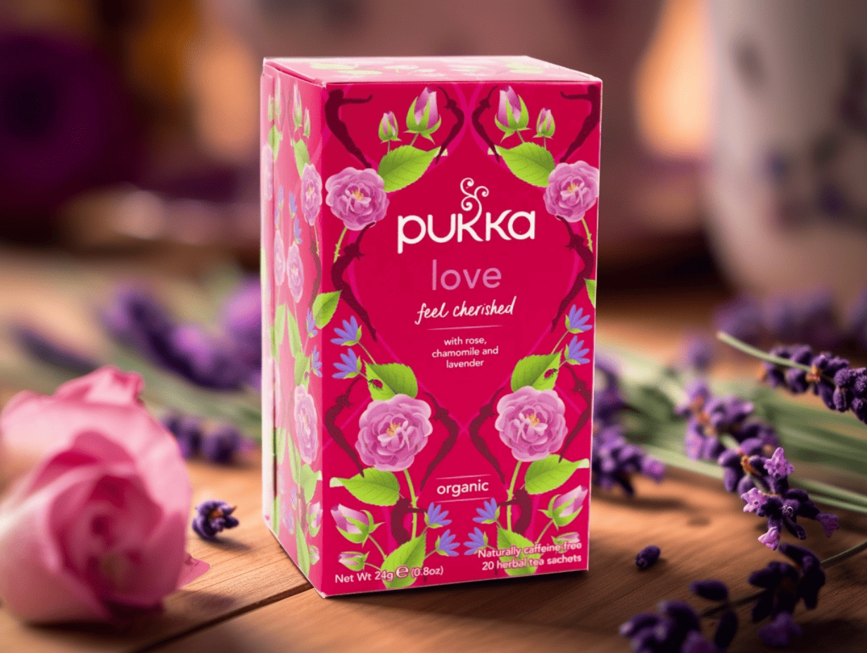 BIO Čaj Láska, 20 sáčků, Pukka Herbs