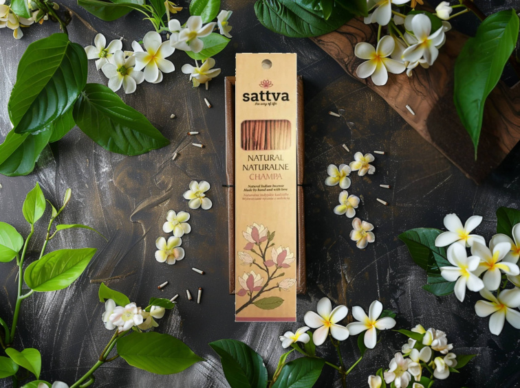 Vonné tyčinky Champa, 15 ks, Sattva