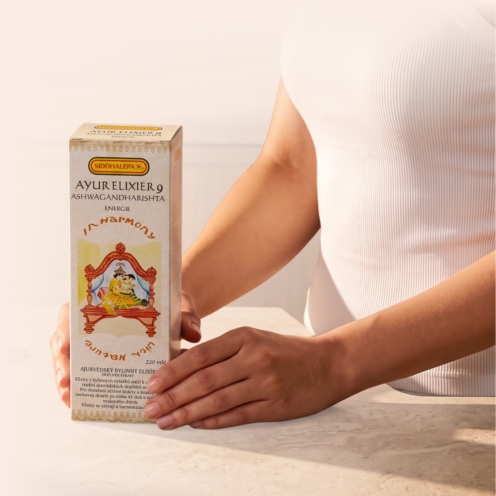 Ayur elixír č. 9 Ashwagandharishta, 220 ml, Siddhalepa