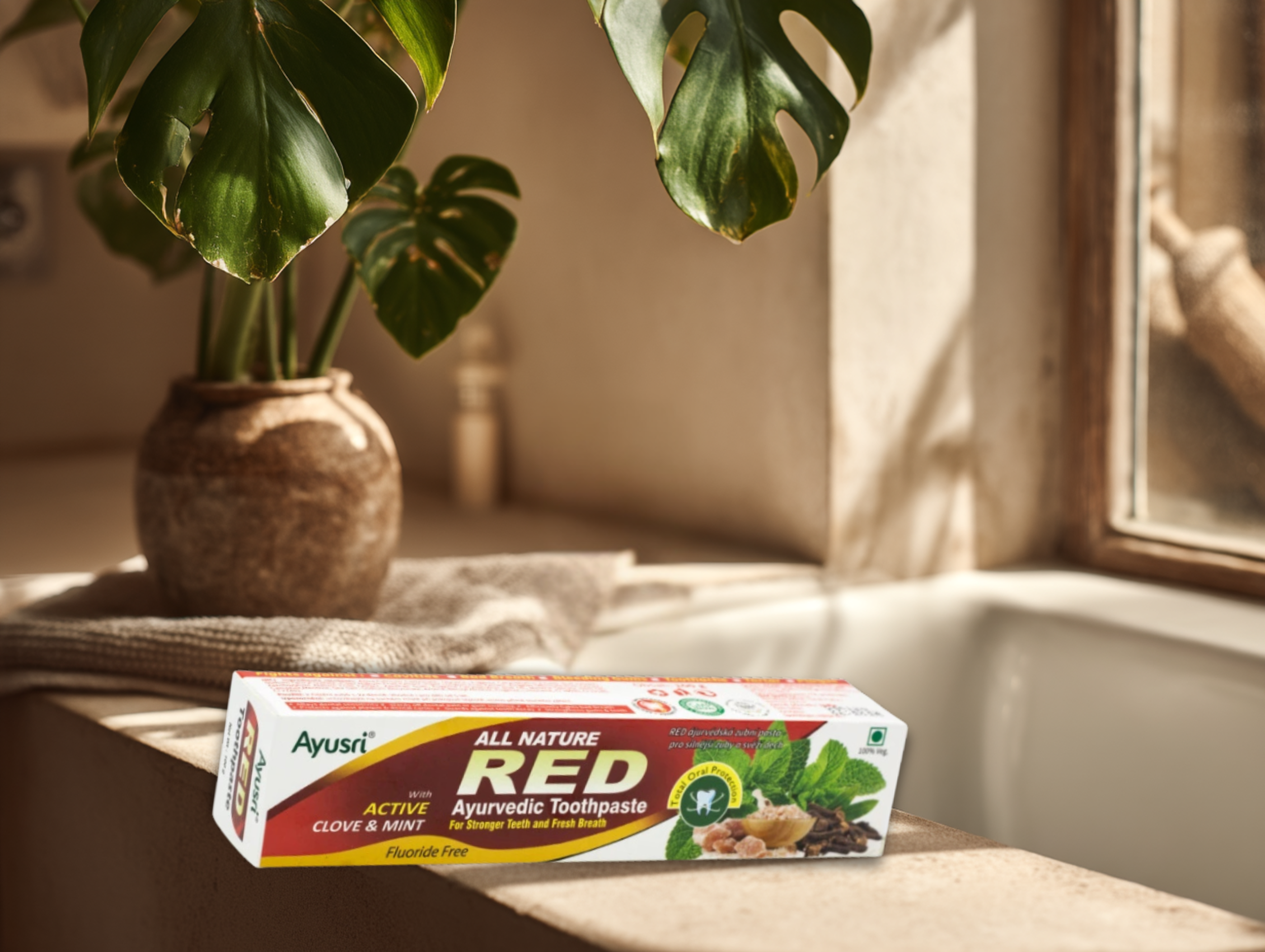 Ájurvédská zubní pasta RED, 100 g, Ayusri