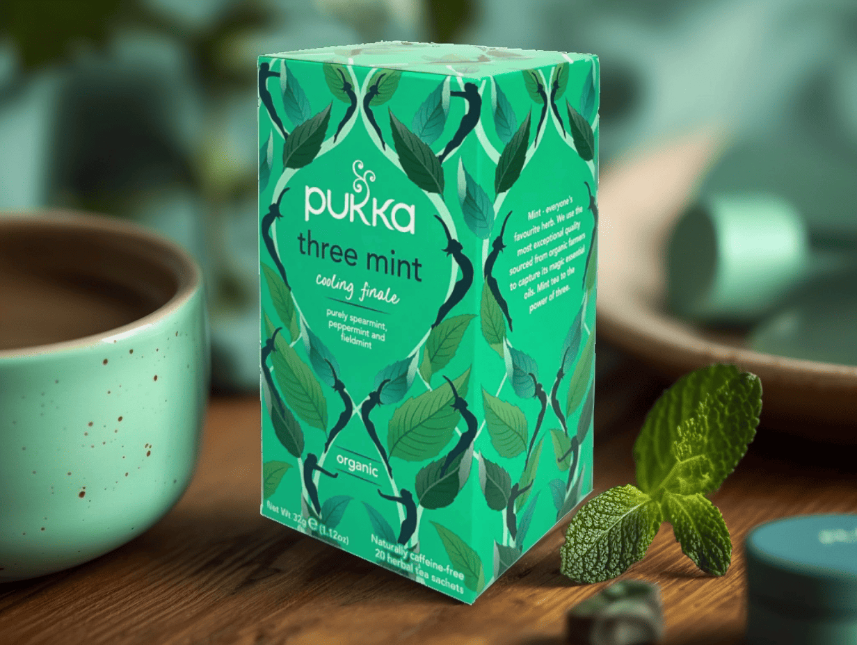 BIO čaj 3x máta, 20 sáčků, Pukka Herbs