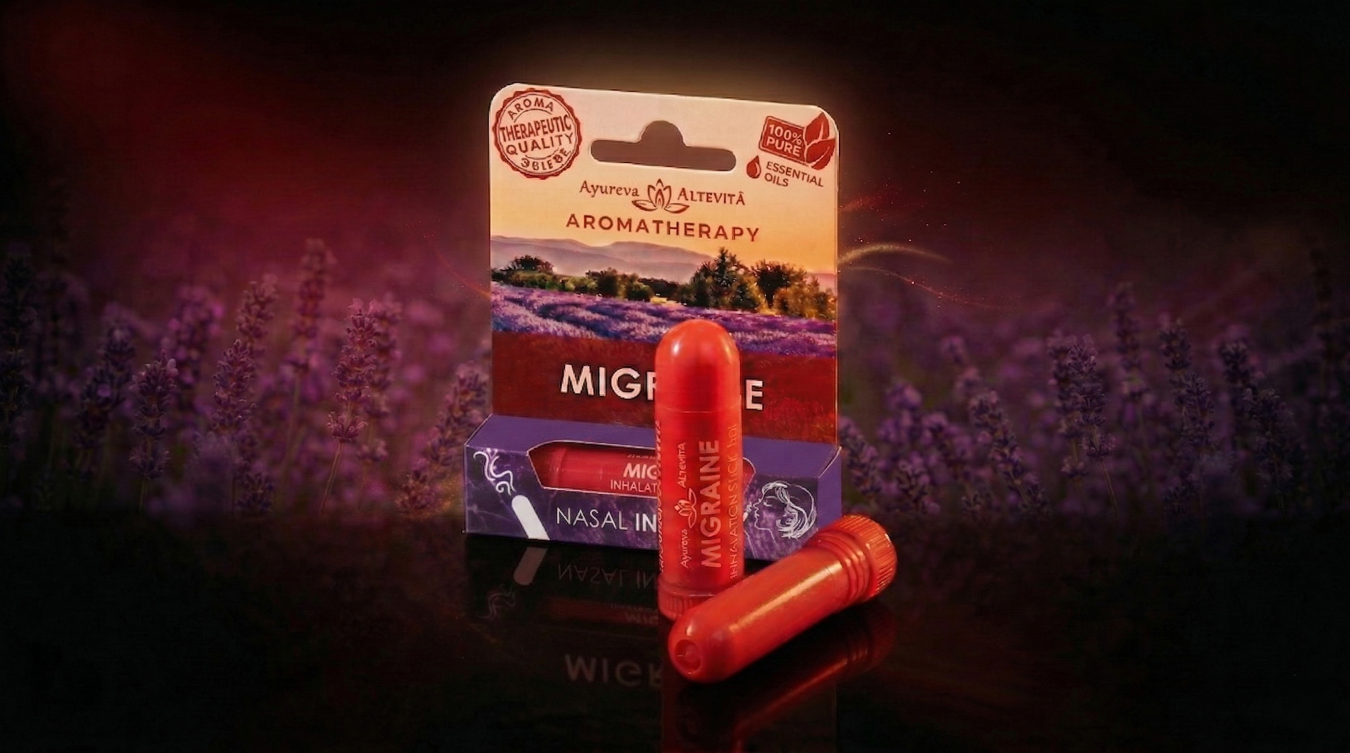 Nosní aroma inhalátor Migréna, 1 ml, Altevita