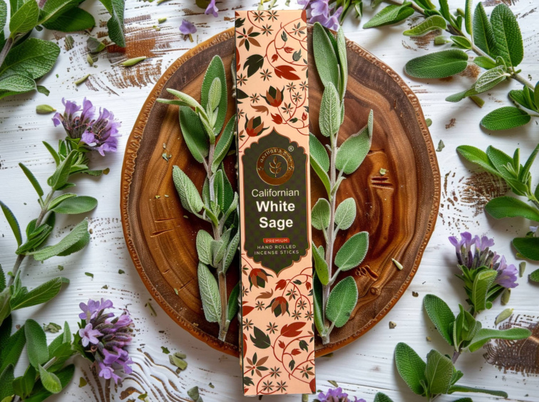 Vonné tyčinky Kalifornská Bílá Šalvěj, 20 ks, Nature's Own