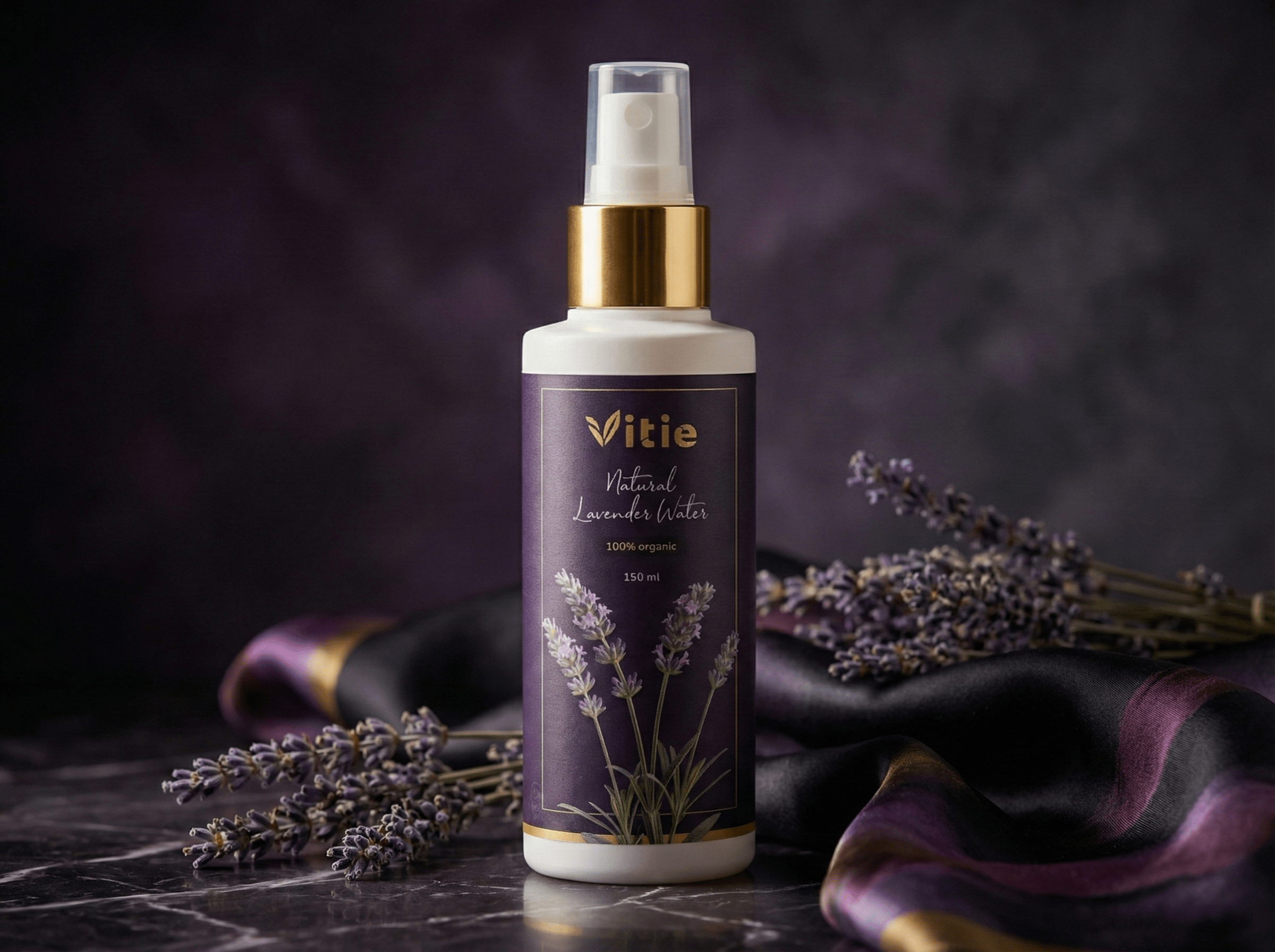 BIO Levandulová voda (hydrolát), 150ml, Vitie