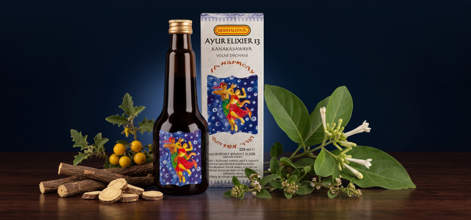 Ayur elixír č. 13 Kanakasawaya, 220 ml, Siddhalepa