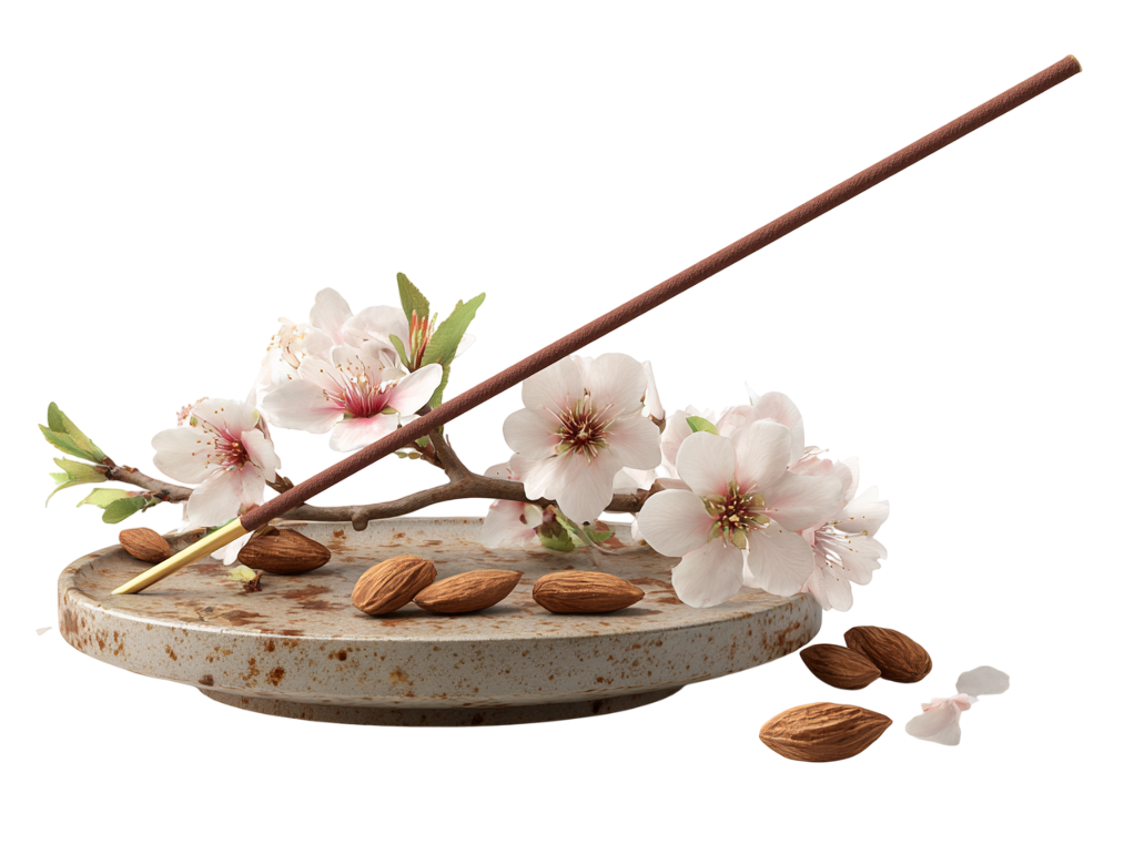 Vonné tyčinky Sladká mandle, 15 ks, Sattva