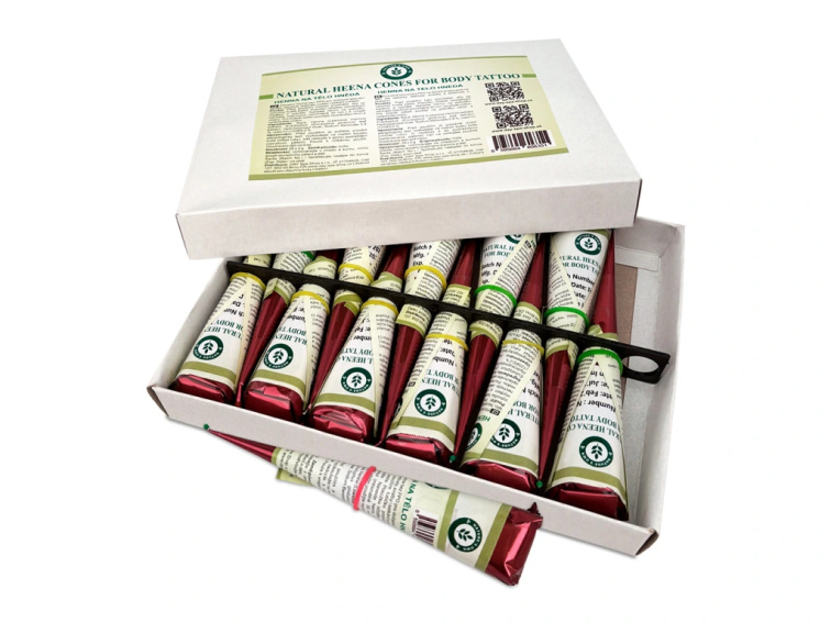 Henna na tělo červenohnědá, 28 g, Nature's Own