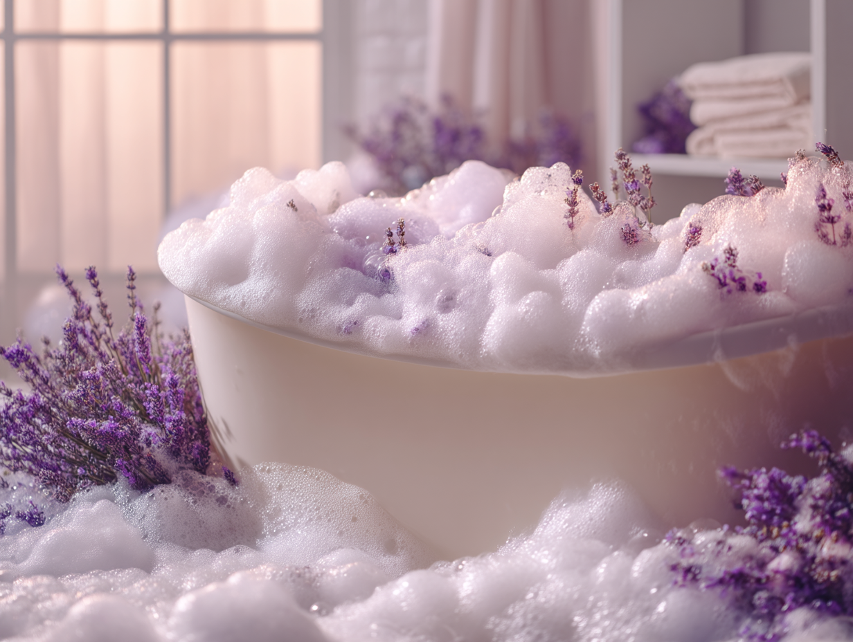 Přírodní pěna do koupele Levandule, 225 ml, Vitie