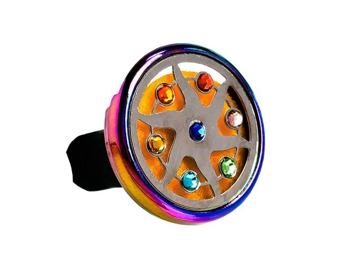 Aroma Difuzér do auta Čakra Hvězda, 1 ks