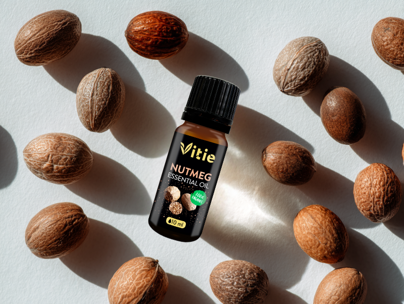BIO 100% Esenciální olej Muškátový oříšek, 10 ml, Vitie