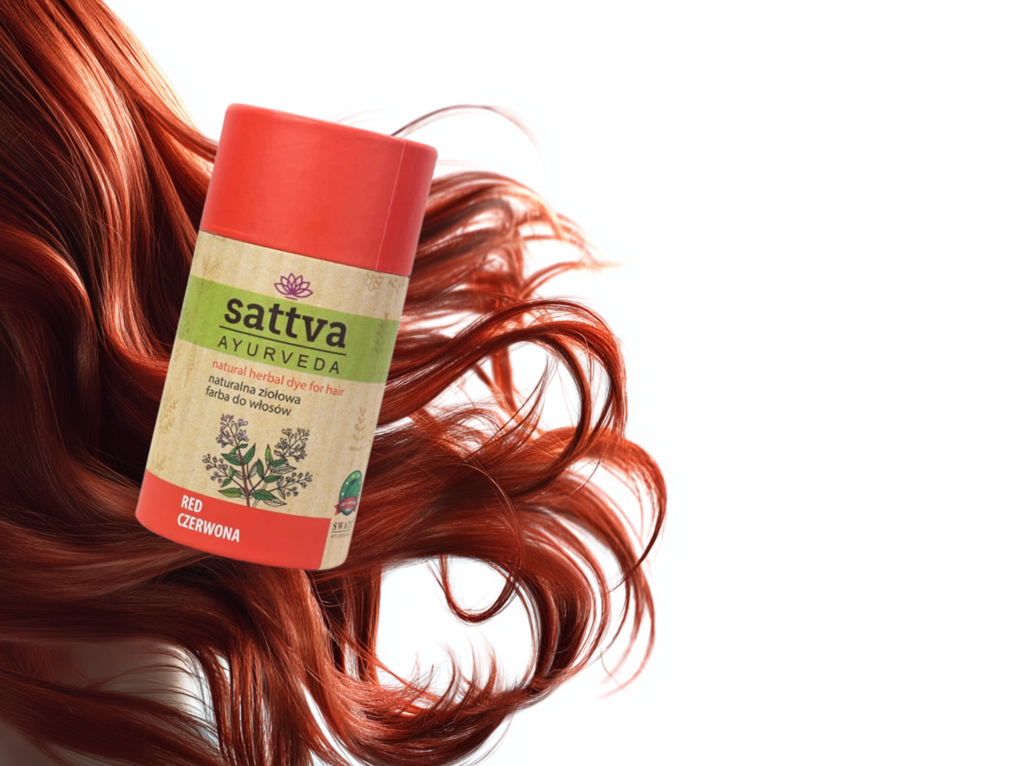 Henna Vlasy - Světle Červená, 150 g, Sattva